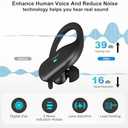 Bluetooth Hearing Aids for Seniors, Rechargeable Hearing Aid Earbuds for Hearing Loss People, Hearing Amplifiers for Seniors, 3 Noise Cancelling and 5 Volume, LED Power Display and Auto-On/Off