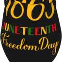 Happy Juneteenth Day Freedom 1865 Dog Scarf Bandana, Dog Costume Accessories,Triangle Bibs for Small Medium Large Dogs Cats