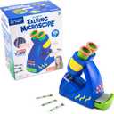 Educational Insights GeoSafari Jr. Talking Kids Microscope, Preschool STEM Toy, Featuring Bindi Irwin, Microscope for Kids, Gift for Toddlers Ages 3+