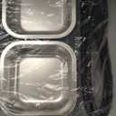 Heated Cat Bowl for Outdoor Cats in Winter, 56 OZ Heated Water Food Bowl with Raised Brackets to Protect Pet's Neck, Outdoor Heated Pet Bowl with 2 Stainless Steel Bowl, No Frozen Water or Food (Gray)