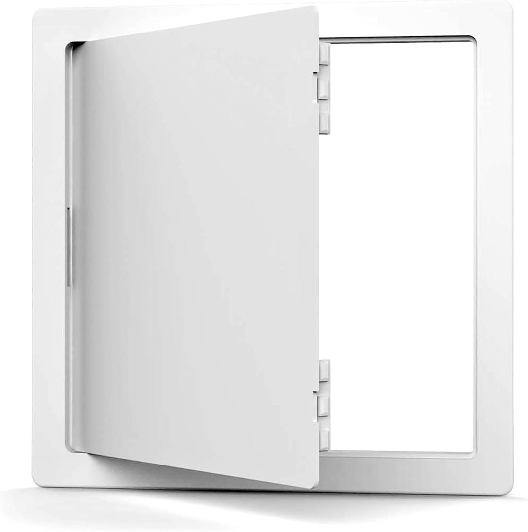 Access Panel for Drywall - Wall & Ceiling Plumbing and Electrical Hinged Access Door - Heavy-Duty Plastic - White - PA-3000 14 x 29 Inch