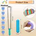 2 x Chew Necklaces for Sensory Kids, 8 Pack Chewy Necklace Sensory Boys and Girls with Autism, ADHD, SPD, Biting, Silicone Teething Necklace Oral Chew Toys for Adults Reduce Chewing Anxiety Fidget (Rainbow)