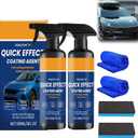 Advanced Car Quick-acting Coating Agent Spray, Persistent Type Quick Effect Coating Agent, Multifunctional Car Scratch Remover, Universal Vehicle Use 2Pack