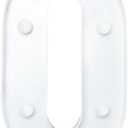 2 x LED Marquee Letter, Light Up Letters, letters for wall decor, Perfect for Parties, Weddings, Store Decorations(0), Waterproof Yard Sign with Neon Effect (White)