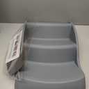 DELURA Dog Stairs, Pet Stairs for Small - Pet Stairs for Beds Couch for Cat and Doggy, Folding Pet Steps Non-Slip Dog Steps (Color : Gray)