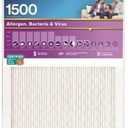 Filtrete 2003-4 20x25 x 1 in. Ultra Allergen Pleated Furnace Air Filter, Purple, MPR 1500, 3 Months - Quantity