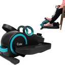 Cubii Total Body - Under Desk Seated Elliptical Pedal Exerciser with Built in Upper Body Resistance Bands, 12 Levels of Resistance, LCD Display, Whisper Quiet - Adult to Seniors