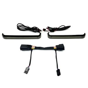 Best Connections Custom Dynamics Low-Profile LED Saddlebag Lights for Harley CVO & Touring Bikes - Smoke