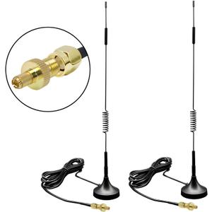 5G Antenna External Antenna for T Mobile 5G Home Internet, Netgear Nighthawk M7 Pro /M6 Pro/M5/M1, Jetpack MiFi 8800L Hotspot Router - 2 Pack (5G Antennas SMA + TS9 Adapters)