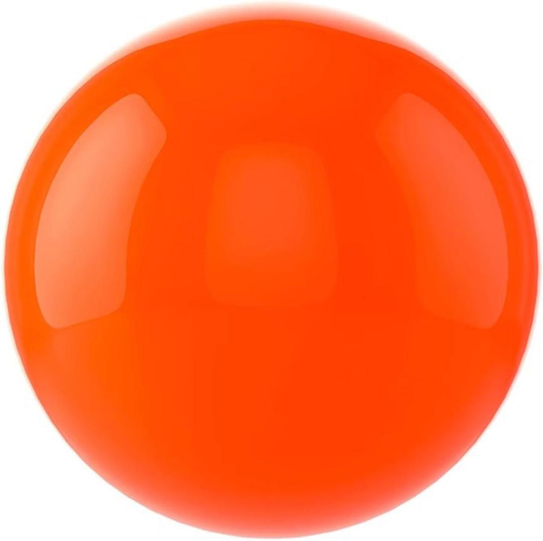 Gazing Globe Decor Ball, Hollow Gazing Ball, Seamless Stainless Steel Polished Reflective Smooth Mirror Garden Sphere Globe, Props of Photography, Garden Home Decor (Orange, Dia: 10 inch/25cm)