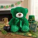Super Color Teddy Bear Stuffed Animals Plush Toy for Children Girlfriend Family Congratulations Baby Shower Birthday Green 14 inch
