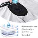 TIICHOO Incontinence Underwear for Boys Daytime Use, L, 2 Gray/3 Black | 30 mL Absorbency - Leak Proof Underwear for Light Bladder Leaks - Discreet Protection - Daytime Comfort - Machine Washable