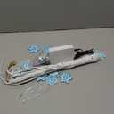 [Timer] 24'' Hanukkah LED Lighted Birch Tree with 12pcs Ornaments,8 Lighting Modes Blue Lights Tabletop Pre Lit Tree Light for Christmas Hanukkah Decor