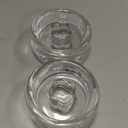 2 PCS Glass Fermentation Weights, Fermenting Lids for Wide Mouth Mason Jars, Canning Weights for Home Making Sauerkraut, Pickles, Kimchi