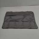 Pillow Cases Standard Size Set of 2 - Dark Grey Polyester Microfiber Pillowcases, Super Soft and Cozy Pillowcase, Pillow Case Covers with Envelop Closure, 20x26 Inches