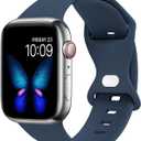 Sport Bands Compatible with Apple Watch Ultra 3/2/1 49mm, Series 11/10 46/42mm, 9/8/7 45/41mm, SE 6/5/4 44/40mm, 3/2/1 42/38mm S/M M/L for Women Men Silicone iWatch Band