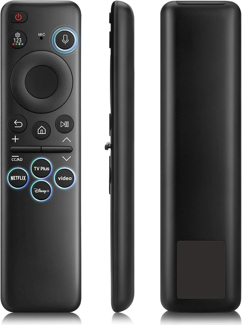 Rechargeable Voice Remote for Samsung-TV-Remote-Control-Replacement Compatible with Samsung Smart Frame Curved QLED TVs