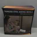 Mixing Bowls with Airtight Lids Set, 26PCS Stainless Steel Khaki Bowls with Grater Attachments, Non-Slip Bottoms & Kitchen Gadgets Set, Size 7, 4, 2.5, 2.0,1.5, 1QT, Great for Mixing & Serving