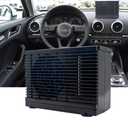 12V Car Air Conditioner Portable Car Cooling Fan That Blow Cold Air Universal for Vehicles Truck RV SUV Boat Golf, Car Dashboard AC Fans with Cigarette Lighter Plug in