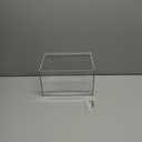 Acrylic Glove Box Holder Wall Mount Disposable Glove Dispenser Storage Organizer for Kitchen, Lab, Garages, Office, Clear (Single)