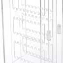 Isaac Jacobs 2 Drawer Acrylic Earring Holder, Jewelry Organizer Case (Holds up to 48 Pairs)