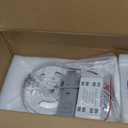 Depuley 52-Inch Ceiling Fans with Lights: White 3 Blade Flush Mount Low Profile Ceiling Fan for Bedroom - Dimmable Indoor Outdoor Fan with Remote Control Ultra Quiet DC Motor Timer