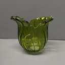 Gold Floor Lamp for Living Room,Bedroom,Tree 3 Light Standing Lamp Mid Century Modern Brass Tall Floor Lamps Vintage Retro Floor Lights Green Glass Flower Lamp Shade Farmhouse Boho Bohemian