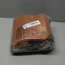 Weekender Bags for Women, Travel Duffle Bag Carry On Overnight Bag with Cosmetics Bag and Crossbody Purse for Gym Hospital, Gifts for Women, Black Brown