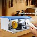 500W Jewelry Polisher with Dust Collector for Jewelry and Metal
Variable Speed Bench Polishing Machine, Profesional Desktop Buffer Motor with Buffing Wheels Polish Compound Safe Glasses