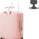 20" Ride-On Luggage with Child Seat, Hardside Carry-On Suitcase with 360° Silent Spinner Wheels, TSA Lock, & Dual Telescoping Handles for Kids & Adults & Busy Moms