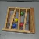 Montessori Ball Drop Toy for 2 3 Year Old, Wooden Ball Drop Toy Wooden Ball Tower for Toddlers, Pound a Ball for Toddlers Early Childhood Education Visual Tracking for Boys Girls Gift