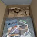 Mohawk Home Low Profile Waterproof Rug Pad Utility Solid Gray 8' X 10' Pet and Kid Proof Rug Pad Perfect for Kitchen, Living Room, Kids Room, Dining Room