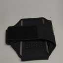 Running Armband with Earphone Bag Cell Phone Armband for iPhone 17 16 15 Pro 14 Plus 13 11 XR, Galaxy S24/S10 Water Resistant Sports Phone Holder Case & Zipper Slot Car Key Holder for 6.9 inch Phone (Black (Up to 6.9''))