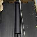 Extra Large Decorative Wooden Planter with Universal Pole Support for String Light Poles, Umbrellas, Bird Feeders. Solid Wood Outdoor Garden Patio Box for Plants or Flowers, 17"x17"x18", Black (Extra Large)