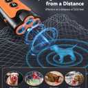 2 x Dog Bark Deterrent Device, 3X Ultrasonic Anti Barking Device for Dogs, 6 Modes 23FT Range Bark Control, Stop Barking Neighbors Dog, Safe & Humane Rechargeable Behavior Correction Devices - Black