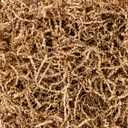 Sukh Christmas Paper Shred Filler - Crinkle Cut Paper Shred Filler Shredded Tissue for Halloween Thanksgiving Brithday Easter Wedding Gift Basket Filler Raffia Grass Paper Stuffing Decorative Craft Box Bags Wrapping Supplies 4.9OZ (Kraft)