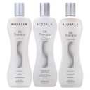 3 x BioSilk 3-Piece Silk Therapy Kit, Shampoo, Conditioner & Serum for Healthy, Shiny, Manageable Hair, Sulfate-Free, Paraben-Free, Cruelty-Free, 12 Oz Haircare Set