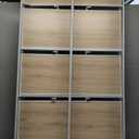 Crofy No Assembly Folding Bookshelf for Living Room, 4 Tier White Collapsible Book Shelf for Home Office, Portable Bookcase Storage Organizer