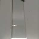 24 Inch Glass Bathroom Shelves,Chrome Polished Floating Shelves for Wall Rectangular Modern Stainless Steel Glass Shelf for Bathroom Shelves Wall Mounted (24"with Railing)