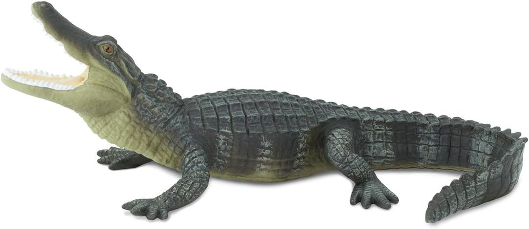 Safari Ltd. Alligator Figurine - Lifelike 6" Reptile Figure - Educational Toy for Boys, Girls, and Kids Ages 3+