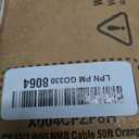 10/2 NM-B Wire, 10 Gauge 2 Conductor, 50FT Orange，With Ground, Indoor Electrical, Copper Wire, Non-Metallic Sheathed Cable