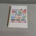 ROXMART Math Teacher Glitter Spiral Notebook, Back to School Teacher Gifts Journal, Mathematics Teachers Appreciation Hardcover Notebook Journal for Writing Note Taking, 5.5x8.3 Inch (Style04)