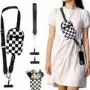 3-in-1 Clip and Go Phone Strap Crossbody with Detachable Wallet, RFID Blocking, Adjustable Anti-Theft Phone Lanyard