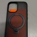 TORRAS Q3 360 Spin for iPhone 17 Case with Camera Control Button, Fit for MagSafe, Military Grade Protective Kickstand Case for 17 Phone Case with Stand, Black