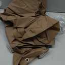 Barossa Design Brown Shower Curtain Liner - Premium PEVA, BPA & PVC Free, No Chemical Smell, Lightweight Standard Size Shower Curtain with 3 Magnets, Metal Grommets - Brown, 72x72 