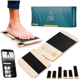 Ankle Strengthener & Balance Trainer, Foot Strengthener for Physical Therapy, Ankle Balance Board with 2 Difficulty Levels, HSA FSA Single-Leg Stability Trainer, Mobility Board for Injury Recovery