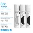 Brio Moderna Self-Cleaning Bottleless Countertop Water Cooler Dispenser - with 3-Stage Water Filter and Installation Kit, Tri Temp Dispense, and LED Night Light - UL/Energy Star Approved