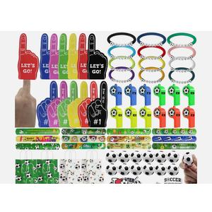 122pcs Soccer Party Favor Bulk, Sport Birthday Party Gift Goodie Bag Filler M...