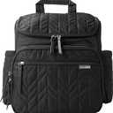 Skip Hop Diaper Bag Backpack: Forma, Multi-Function Baby Travel Bag with Changing Pad & Stroller Attachment, Jet Black, 15.5x9x15 Inch