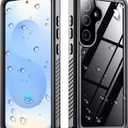 SPIDERCASE Only Designed for Samsung Galaxy S25 Case Waterproof,Built-in [ Screen + Camera Lens Protector][IP68 Underwater] Full Protection Heavy Duty Shockproof Anti-Scratched Phone Case,Black